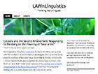 LAWnLinguistics blog home page.