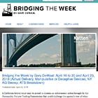 Bridging the Week blog home page.