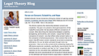 Legal Theory Blog home page.