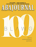 ABA Journal cover page.