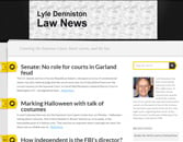 Lyle Denniston Law News.