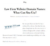 Website of A Lawyer's Handbook.