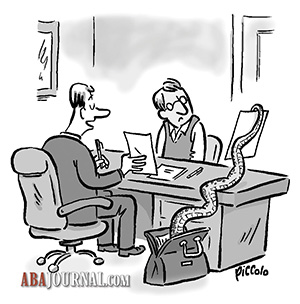 ABA Journal cartoon.