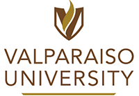 Valparaiso University logo.