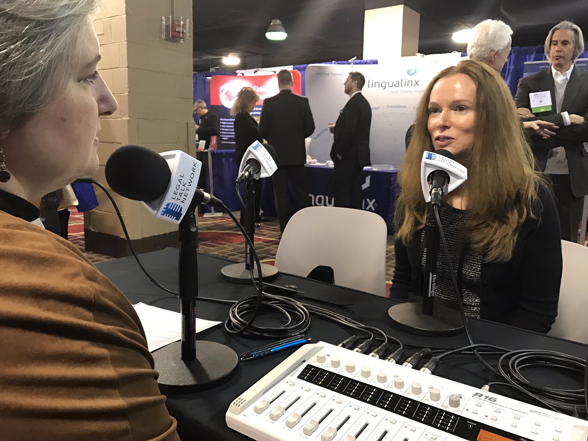 Finally got a chance to meet the pres of @justiacom @stacystern during our @LegalRebels interview on @LegalTalkNet  #ABATECHSHOW https://t.co/GnGdINuAGo