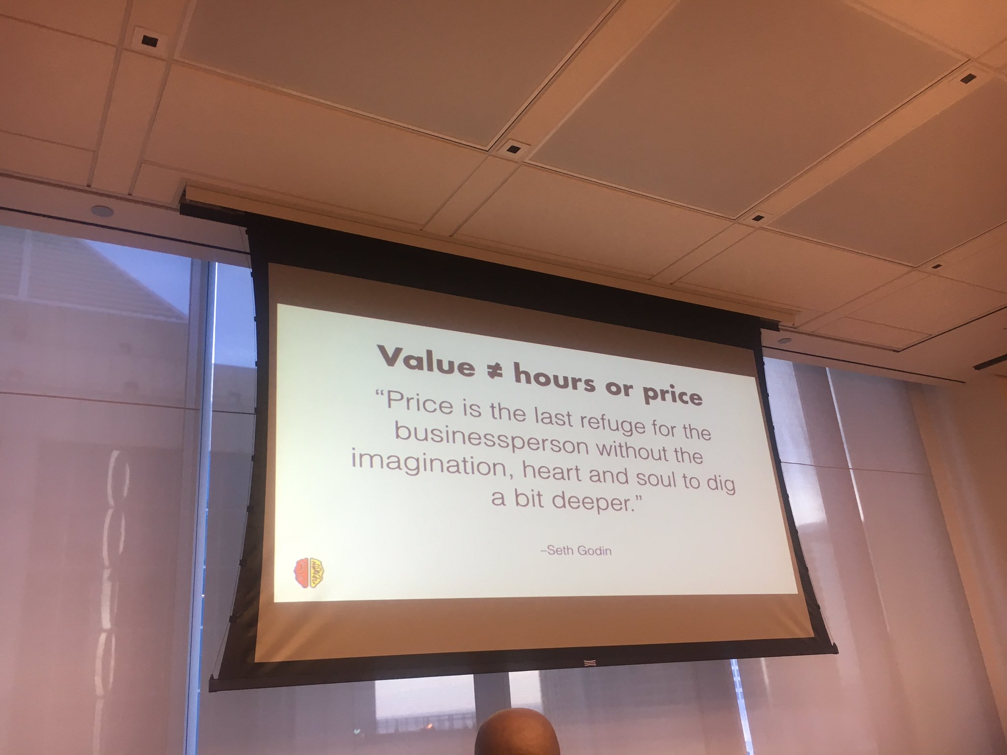 Value to legal consumers is not hours or prices. @rightbrainlaw @legalhackCHI   #LegalHackCHI #ABATECHSHOW https://t.co/GHQWLE1cez