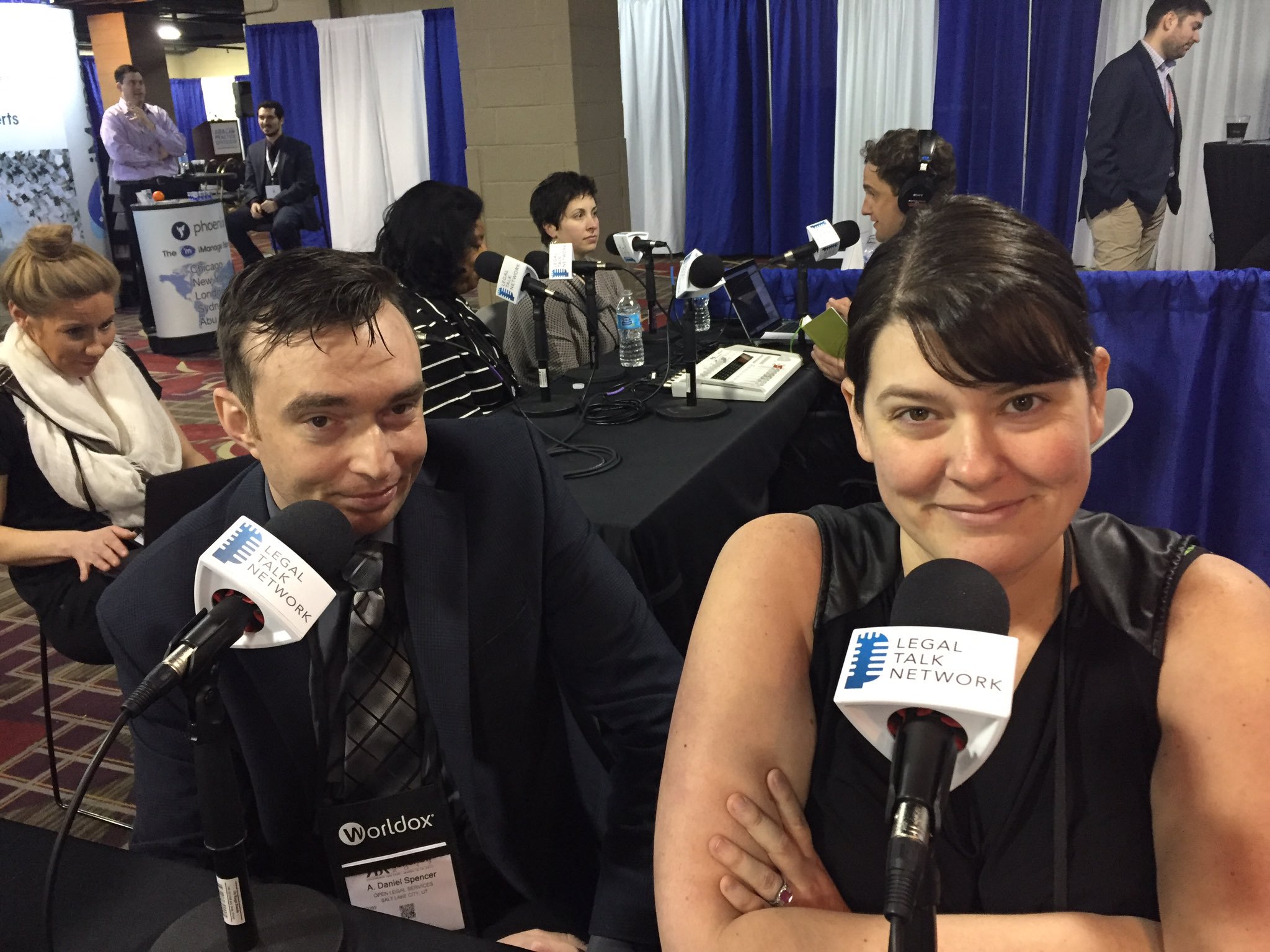 Great @LegalTalkNet chat with @LegalRebels @shantelle8 and Dan Spencer about not-for-profit law firms #ABATECHSHOW https://t.co/mJkBd031d4