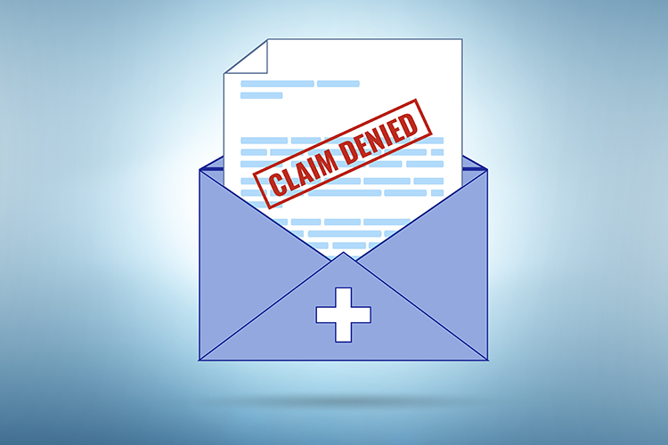 Insurance claim denial letter
