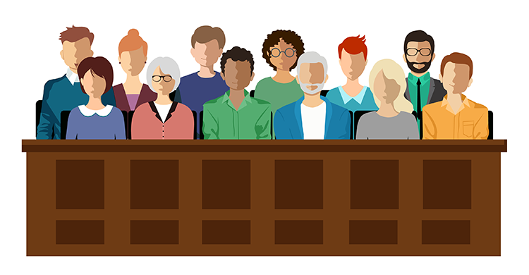 diverse jury box