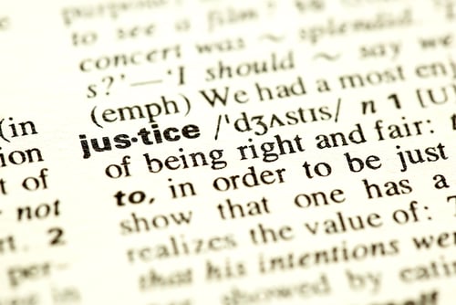 justice words dictionary